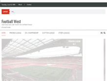 Tablet Screenshot of footballwest.tv