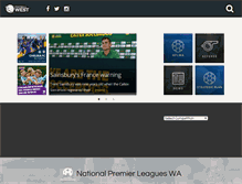 Tablet Screenshot of footballwest.com.au
